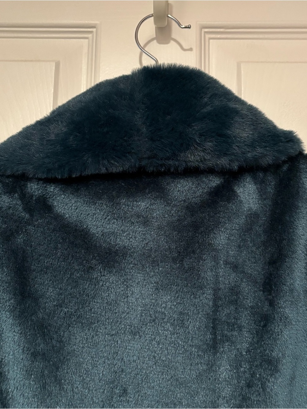 Berkshire Medium Plush Long Shawl Collar Robe - Deep Teal NWT - Picture 9 of 14